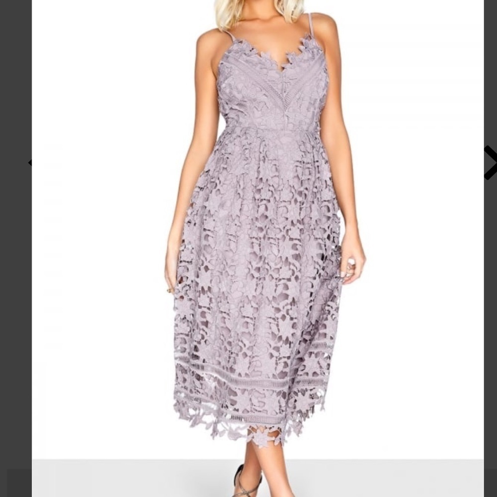 Little‎ Mistress Oyster Midi Dress